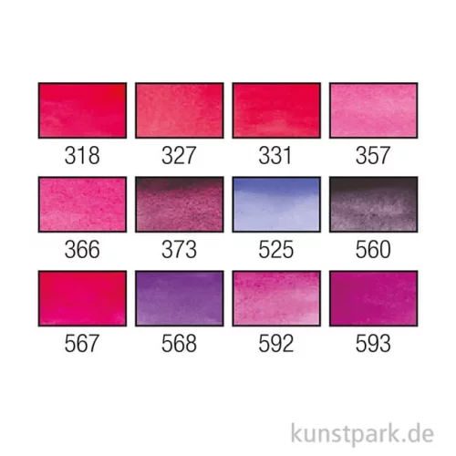 Artikelbild 3 des Artikels “Talens VAN GOGH Aquarell Pocket Box Pinks + Violets mit 12 halben Näpfen “