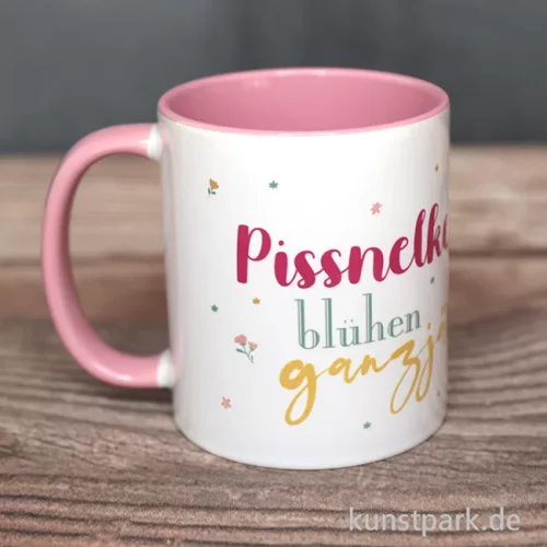 Artikelbild 3 des Artikels “Tasse, Rosa, Bedruckt, Design, Pissnelke “