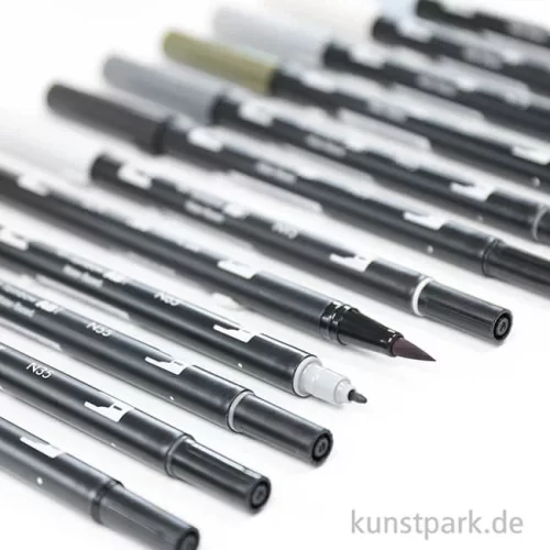 Artikelbild 3 des Artikels “Tombow Dual Brush Pen - Set 12 Grautöne “