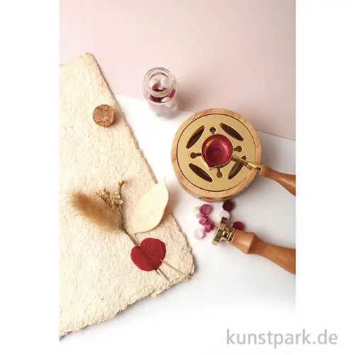 Artikelbild 3 des Artikels “Wachs Schmelzofen + Löffel für Siegelwachs “