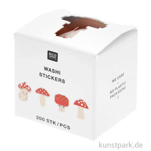 Artikelbild 3 des Artikels “Washi Sticker - Shrooom, Big Reds, 200 Aufkleber “