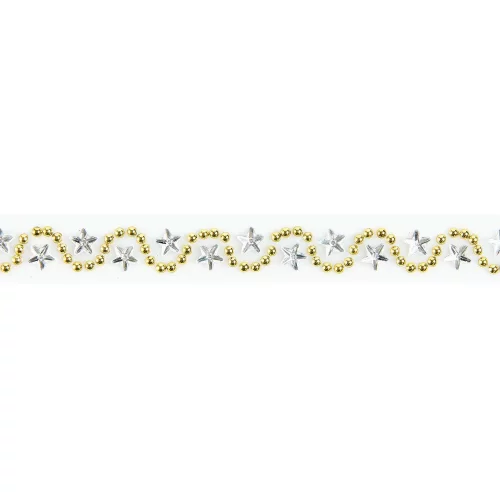 Artikelbild 3 des Artikels “Washi Tape - Strass-Perlen, Sterne, Silber, Gold, 1,9 x 50 cm “