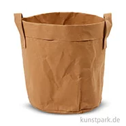 Artikelbild des Artikels “Aufbewahrungsbehälter aus hellbraunem Lederimitat, 20 cm “