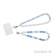 Artikelbild des Artikels “Bastelset Handyketten aus Holzperlen, Hellblau “