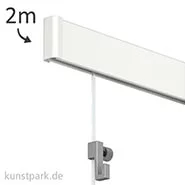 Artikelbild des Artikels “Bilderschienen-System Click Rail - Set 2m, weiß mit allem Zubehör “