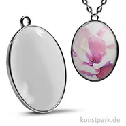 Artikelbild des Artikels “Cabochon Anhänger Oval - 42x33 mm - Silber “