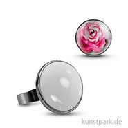 Artikelbild des Artikels “Cabochon Fingerring Rund - dm 21mm - Silber “