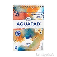Artikelbild des Artikels “Clairefontaine - Goldline Aquapad Aquarellblock Spiral, 25 Blatt, 300g DIN A4+“