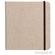 Artikelbild des Artikels “Clairefontaine Goldline Reisealbum, Natur-Leinen, 180 g/m², 32 Blatt 20 x 20 cm“
