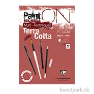Artikelbild des Artikels “Clairefontaine Paint'ON Papier, Terracotta, 250 g, 20 Blatt DIN A3“