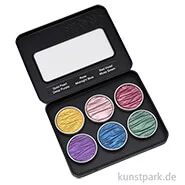 Artikelbild des Artikels “COLIRO Pearl Colors - 6 Perlglanzfarben im Metallkasten, Rainbow “