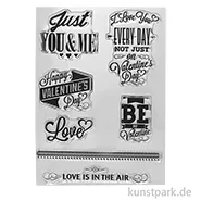 Artikelbild des Artikels “CraftEmotions Clear Stamps - Valentinstag Sprüche, DIN A6 “