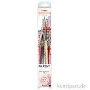 Artikelbild des Artikels “da Vinci - URBAN Watercolor Journey Set May & Berry mit vier Pinseln “