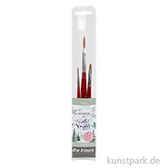 Artikelbild des Artikels “da Vinci - WINTER WONDER Watercolor-Set May & Berry mit drei Pinseln “