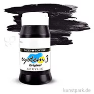 Artikelbild des Artikels “Daler-Rowney SYSTEM-3 Acrylfarben 500 ml Flasche | 040 Normalschwarz“