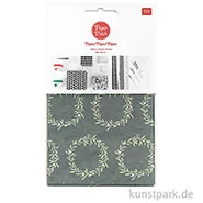 Artikelbild des Artikels “Decoupage Papier - Christmas is in the Air - Grün mit Kränze, 3 Stück “