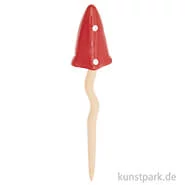 Artikelbild des Artikels “Deko Stecker Fliegenpilz, Keramik, 5,5 x 5,5 x 24 cm “
