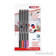 Artikelbild des Artikels “edding 4200 Porcelain Brushpen 4er Set - Warm Colours “