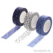 Artikelbild des Artikels “FILOFAX Washi Tape Set - Indigo, 3 Stück, je 5m “
