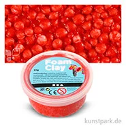 Artikelbild des Artikels “Foam Clay - Modelliermasse mit kleinen Perlen, 35 g Einzelfarbe | Rot“