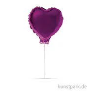 Artikelbild des Artikels “Folienballon Herz zum Stecken, 28 cm Fuchsia“