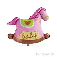 Artikelbild des Artikels “Folienballon Schaukelpferd, 94 cm Babyrosa“
