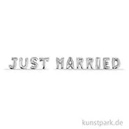 Artikelbild des Artikels “Folienballons JUST MARRIED, Hochzeit - Silber, 40 cm, 11 Stück “