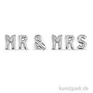 Artikelbild des Artikels “Folienballons MR & MRS - Silber, 40 cm, 6 Stück sortiert “