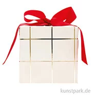 Artikelbild des Artikels “Geschenkpapier - Beige mit goldenem Karomuster, 200 x 70 cm “