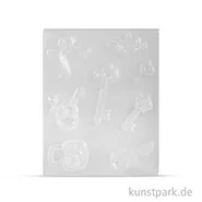 Artikelbild des Artikels “Gießform - Glücks-Schlüssel, 8 Motive, 3,5 - 7 cm “