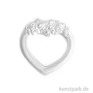 Artikelbild des Artikels “Gipsrahmen - Herz mit Rosen, 65 x 70 x 13 mm “