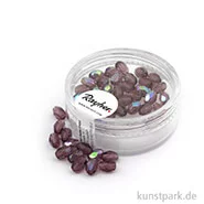 Artikelbild des Artikels “Glas Schliffperle OLIVE irisierend - 6x4 mm - 50 Stück Dose | Amethyst“