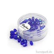 Artikelbild des Artikels “Glas Schliffperle OLIVE irisierend - 6x4 mm - 50 Stück Dose | Saphir“