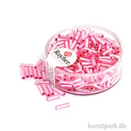 Artikelbild des Artikels “Glasstifte mit Silbereinzug - 7x2 mm - 15 g Dose | Rosé - Nicht Waschbar“