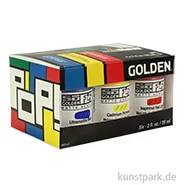 Artikelbild des Artikels “GOLDEN SoFlat - Matte Acrylfarbe, 6 x 59 ml im Set, Pop Color “