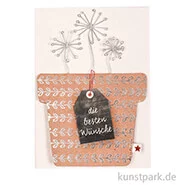Artikelbild des Artikels “Good old friends - Blumentopf Karte, Die besten Wünsche “