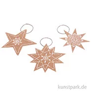 Artikelbild des Artikels “Good old friends - Lebkuchenornamente, 3er Set, Sterne “