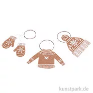 Artikelbild des Artikels “Good old friends - Lebkuchenornamente, 3er Set, Winterkleidung “