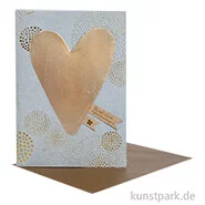 Artikelbild des Artikels “Good old friends - Metallherzkarte, Herzlichen Glückwunsch “