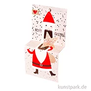 Artikelbild des Artikels “Good old friends - Weihnachtskrümelkarte, Stern, Merry Christmas “
