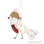 Artikelbild des Artikels “Good old friends - Wintervogel, Rot-Blumen, Weißer Schal “