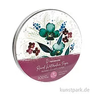 Artikelbild des Artikels “Hahnemühle Aquarellpapier Rund in Metallbox, 13 cm, 30 Blatt, 300g “
