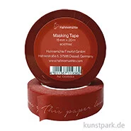 Artikelbild des Artikels “Hahnemühle Masking Tape, Rot mit Logo, 15 mm x 20 m “