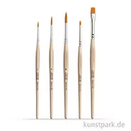 Artikelbild des Artikels “Hobbypinselset A135, 3 Rundpinsel, 2 Flachpinsel “