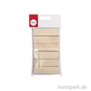 Artikelbild des Artikels “Holz Klötzchen zum Basteln, Natur, 80 x 23 x 8 mm, 12 Stück “