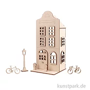 Artikelbild des Artikels “Holzbausatz Nordic Wichtelhaus, Natur, 10,6 x 9,6 x 23,3 cm, 24-teilig “