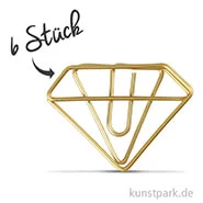 Artikelbild des Artikels “Klammern aus Goldmetall - Diamant, 25x35 mm, 6 Stück “