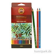 Artikelbild des Artikels “Koh-I-Noor MONDELUZ Aquarellstifte, 12 Stifte im Karton “