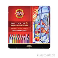 Artikelbild des Artikels “Koh-I-Noor POLYCOLOR, 24 Künstlerfarbstifte im Metalletui “