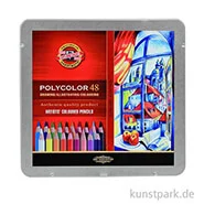 Artikelbild des Artikels “Koh-I-Noor POLYCOLOR, 48 Künstlerfarbstifte im Metalletui “